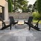 Flash Furniture Slate Gray Poly Resin Adirondack Chair, PK 4 4-JJ-C14501-SLT-GG - alternate 1
